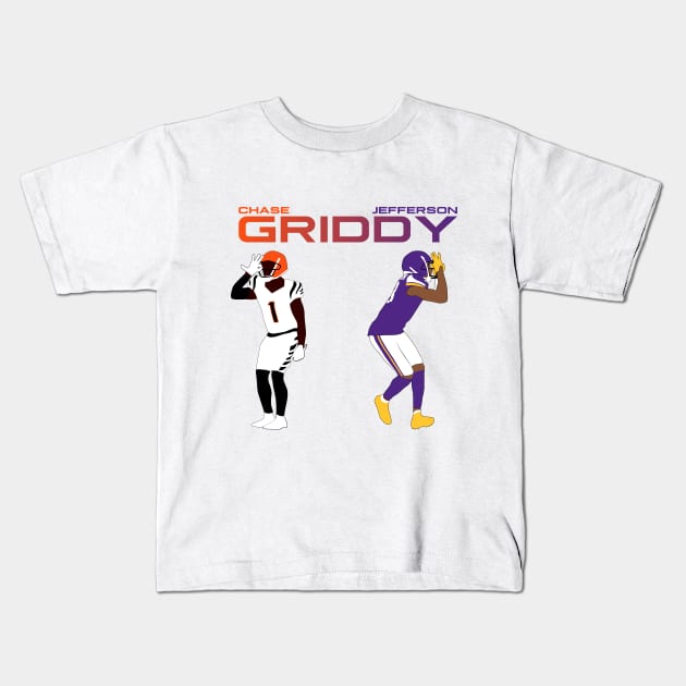 The Griddy Duo Kids T-Shirt by islandersgraphics